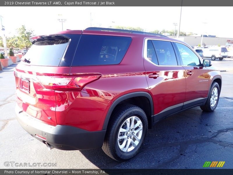 Cajun Red Tintcoat / Jet Black 2019 Chevrolet Traverse LT AWD