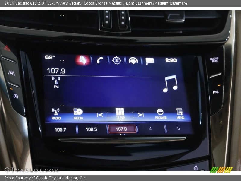 Cocoa Bronze Metallic / Light Cashmere/Medium Cashmere 2016 Cadillac CTS 2.0T Luxury AWD Sedan