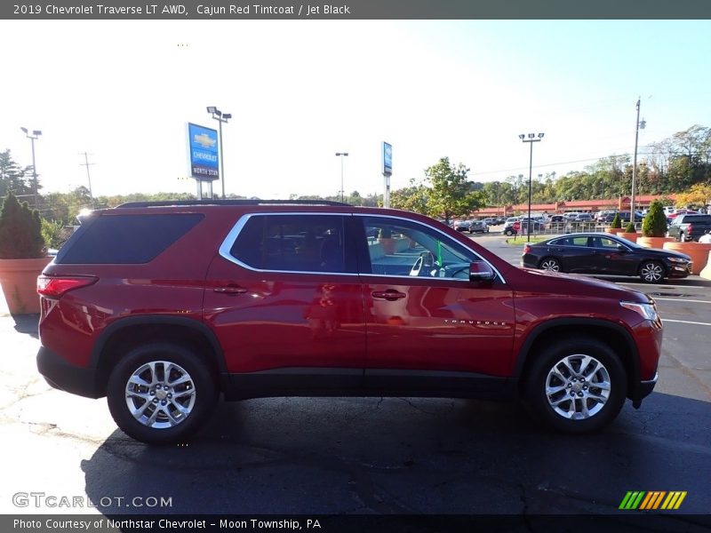Cajun Red Tintcoat / Jet Black 2019 Chevrolet Traverse LT AWD