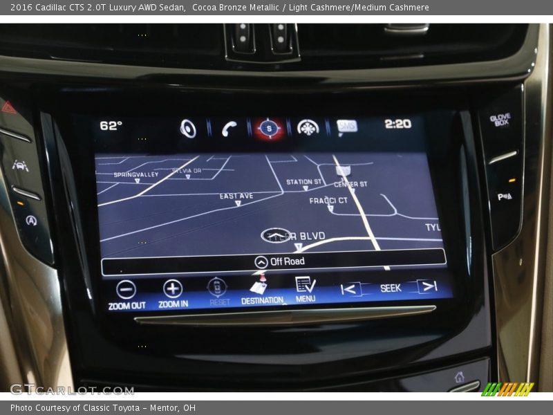 Cocoa Bronze Metallic / Light Cashmere/Medium Cashmere 2016 Cadillac CTS 2.0T Luxury AWD Sedan