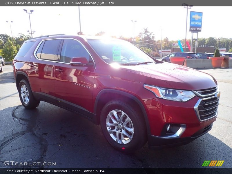 Cajun Red Tintcoat / Jet Black 2019 Chevrolet Traverse LT AWD