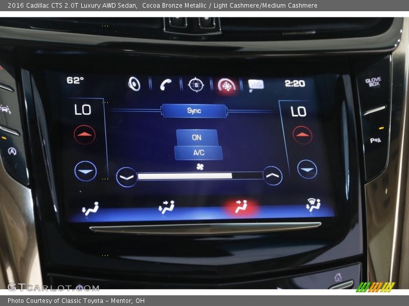 Cocoa Bronze Metallic / Light Cashmere/Medium Cashmere 2016 Cadillac CTS 2.0T Luxury AWD Sedan