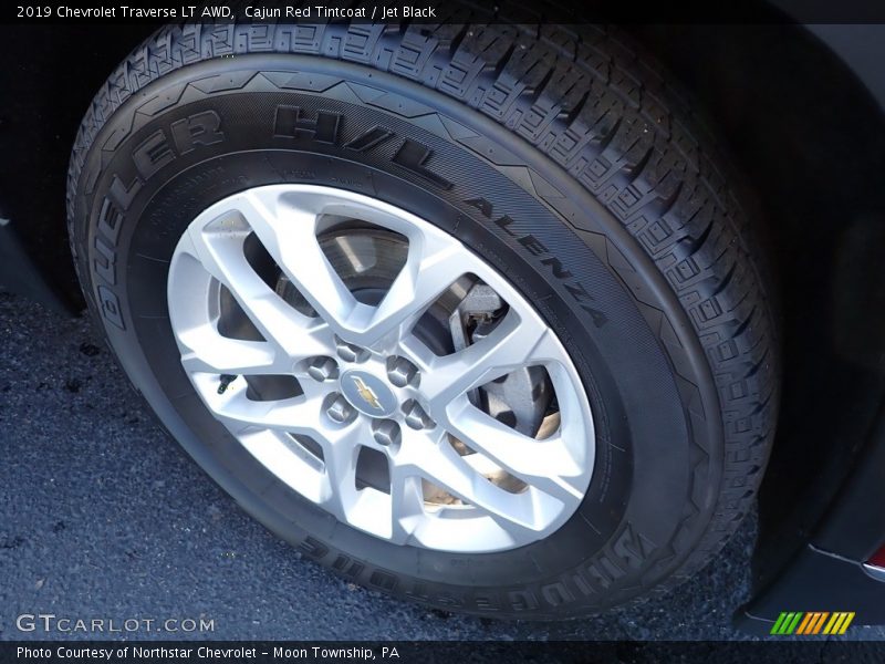 Cajun Red Tintcoat / Jet Black 2019 Chevrolet Traverse LT AWD