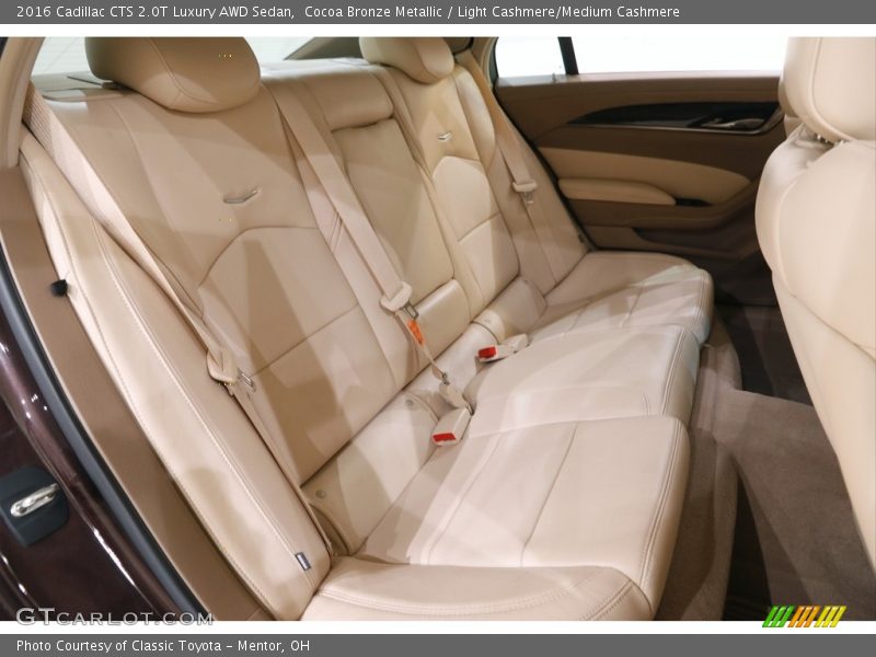 Cocoa Bronze Metallic / Light Cashmere/Medium Cashmere 2016 Cadillac CTS 2.0T Luxury AWD Sedan