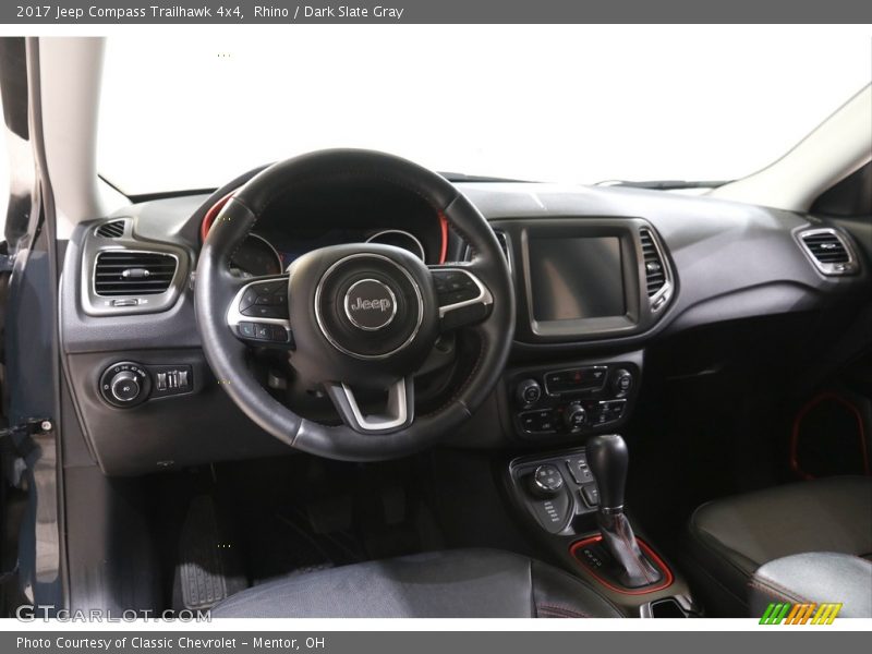 Rhino / Dark Slate Gray 2017 Jeep Compass Trailhawk 4x4