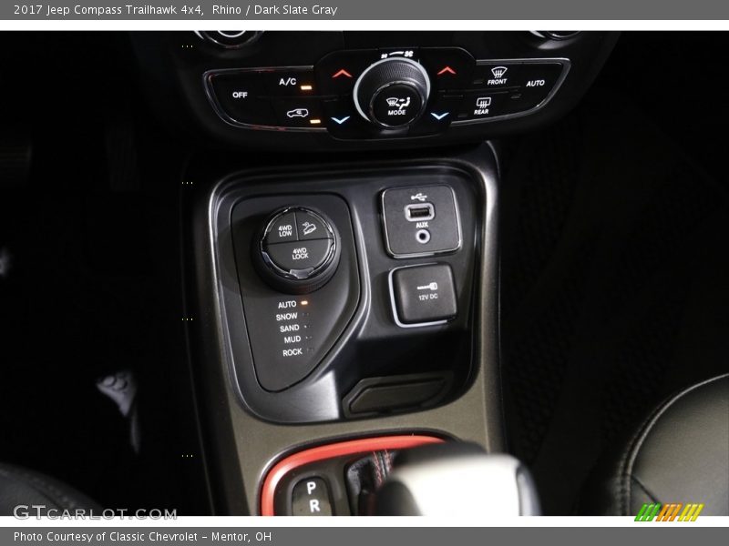 Rhino / Dark Slate Gray 2017 Jeep Compass Trailhawk 4x4