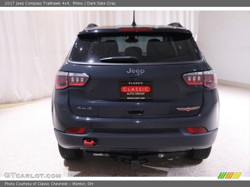 Rhino / Dark Slate Gray 2017 Jeep Compass Trailhawk 4x4