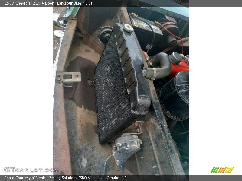 Larkspur Blue / Blue 1957 Chevrolet 210 4 Door