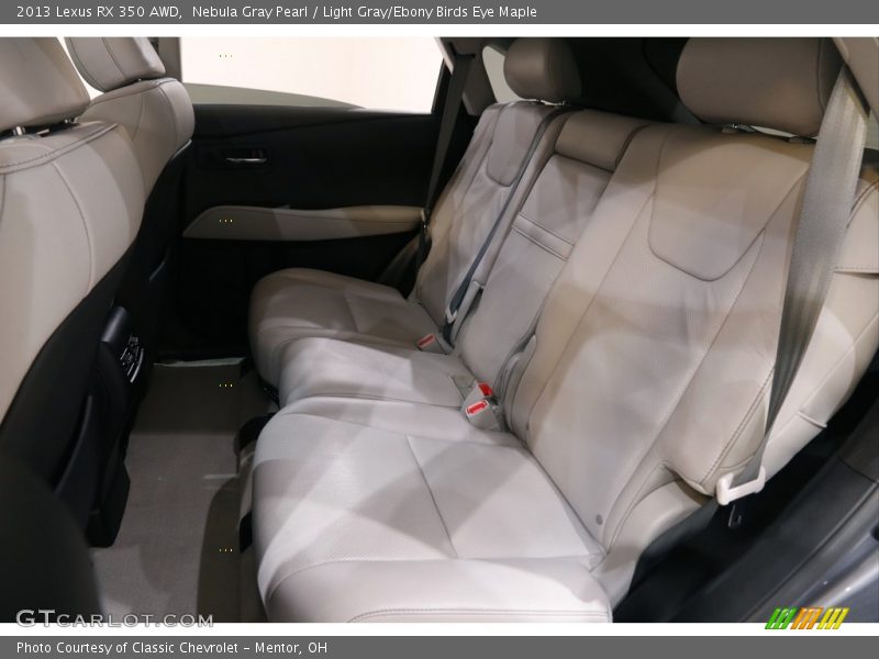 Nebula Gray Pearl / Light Gray/Ebony Birds Eye Maple 2013 Lexus RX 350 AWD