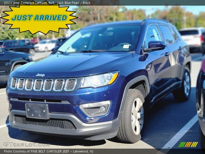 Jazz Blue Pearl / Black 2021 Jeep Compass Latitude 4x4