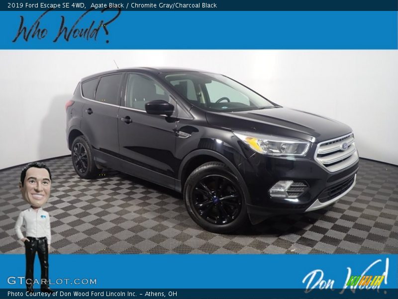 Agate Black / Chromite Gray/Charcoal Black 2019 Ford Escape SE 4WD
