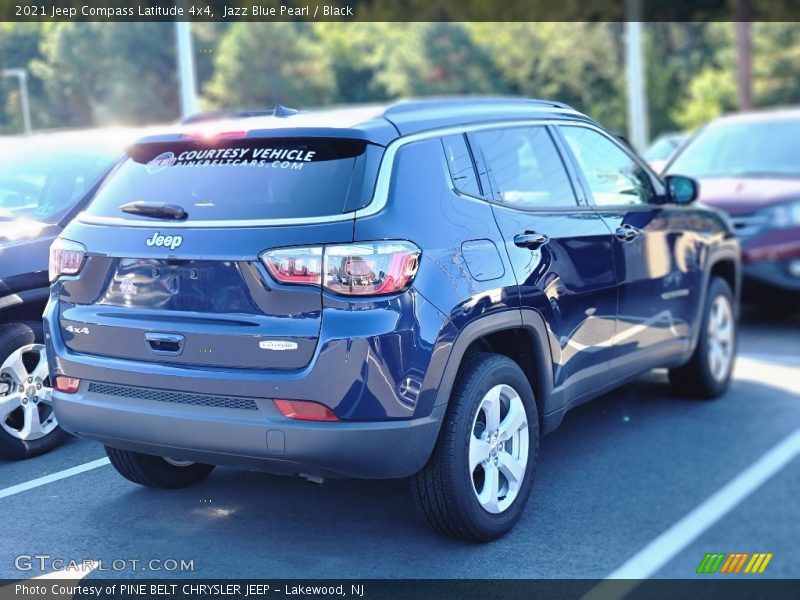 Jazz Blue Pearl / Black 2021 Jeep Compass Latitude 4x4