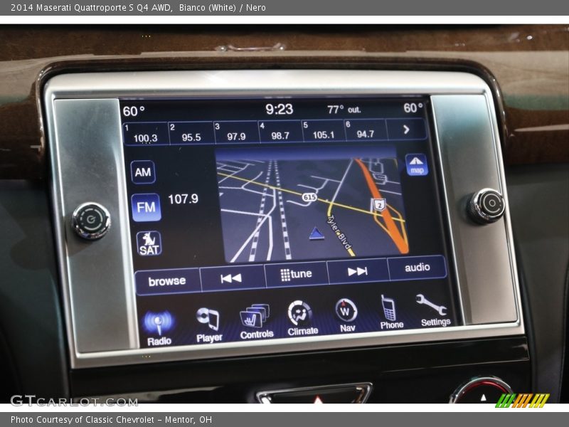 Bianco (White) / Nero 2014 Maserati Quattroporte S Q4 AWD