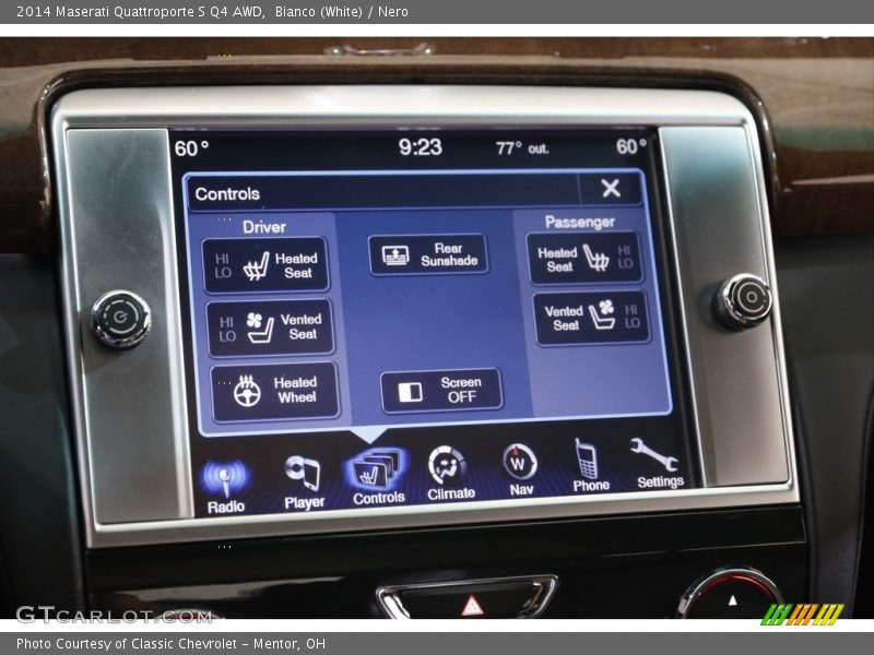 Bianco (White) / Nero 2014 Maserati Quattroporte S Q4 AWD