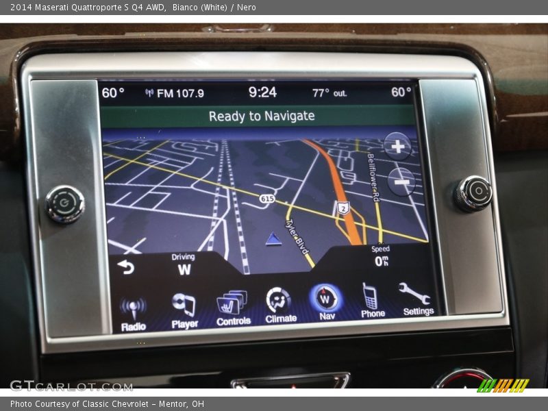 Bianco (White) / Nero 2014 Maserati Quattroporte S Q4 AWD