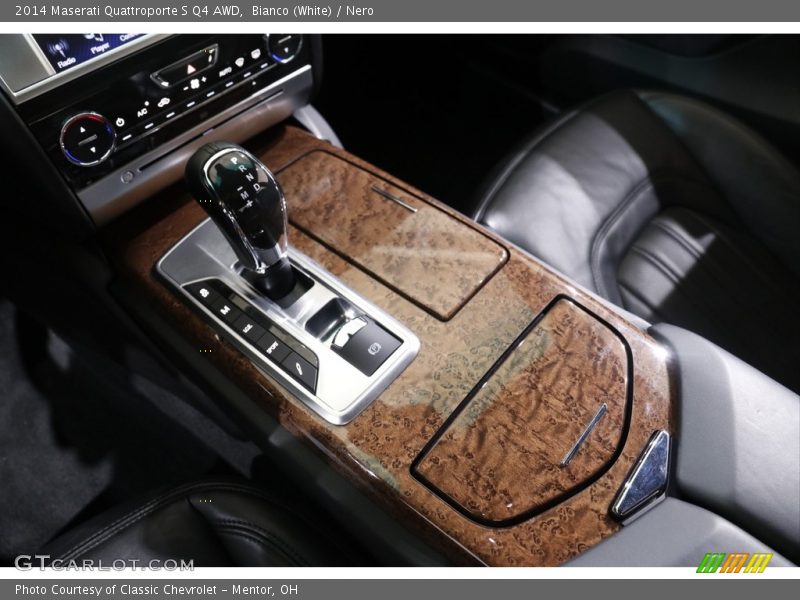Bianco (White) / Nero 2014 Maserati Quattroporte S Q4 AWD