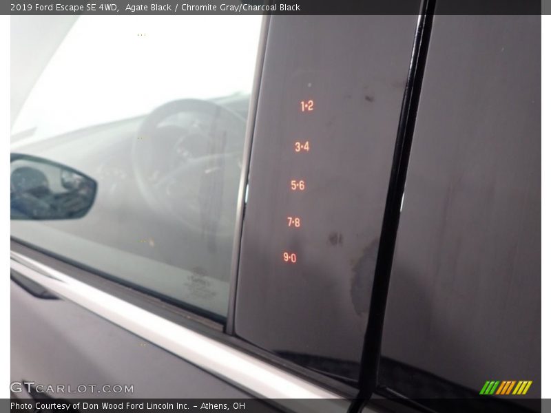 Agate Black / Chromite Gray/Charcoal Black 2019 Ford Escape SE 4WD