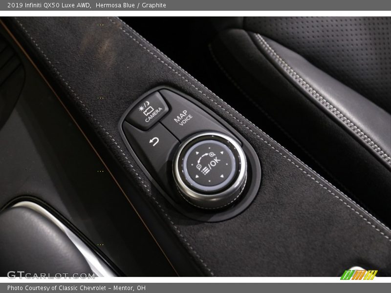 Hermosa Blue / Graphite 2019 Infiniti QX50 Luxe AWD