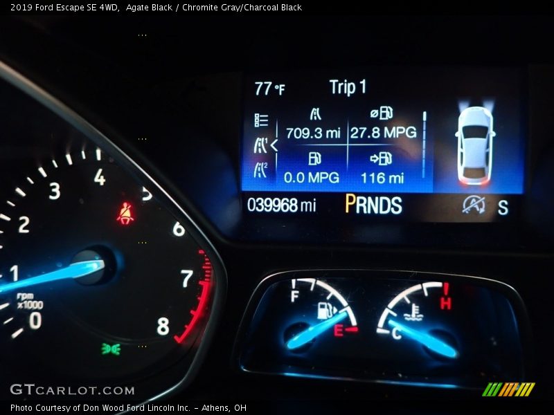 Agate Black / Chromite Gray/Charcoal Black 2019 Ford Escape SE 4WD