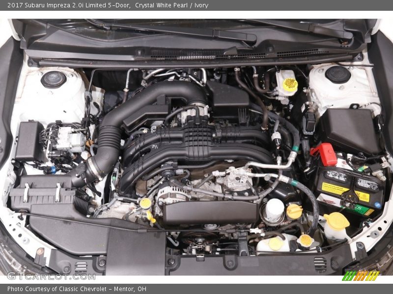  2017 Impreza 2.0i Limited 5-Door Engine - 2.0 Liter DI DOHC 16-Valve DAVCS Horizontally Opposed 4 Cylinder
