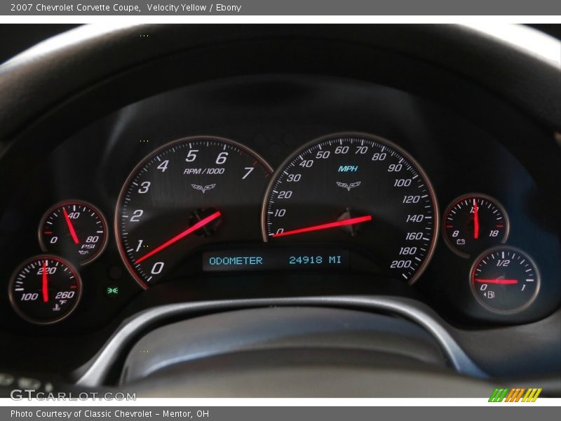  2007 Corvette Coupe Coupe Gauges