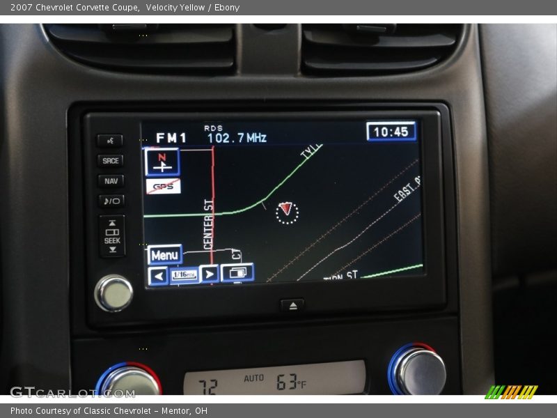 Velocity Yellow / Ebony 2007 Chevrolet Corvette Coupe