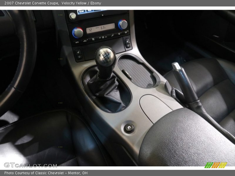 Velocity Yellow / Ebony 2007 Chevrolet Corvette Coupe