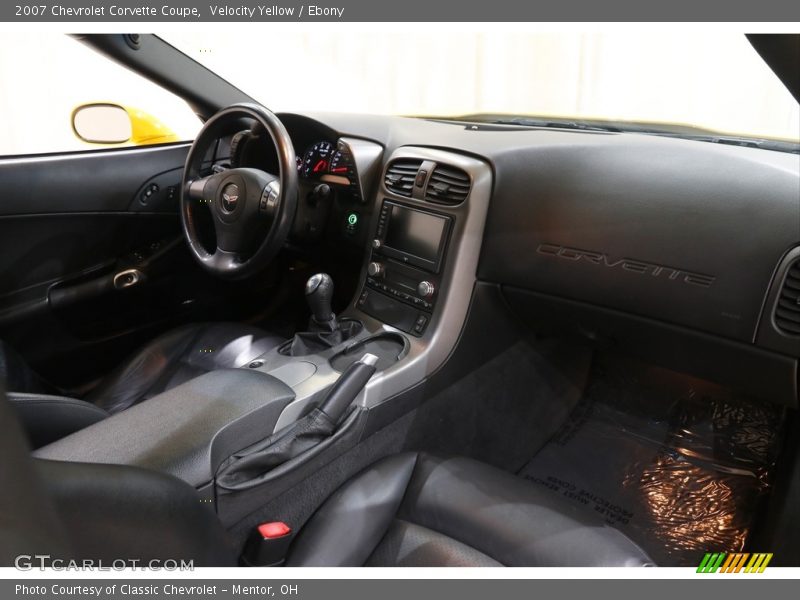 Velocity Yellow / Ebony 2007 Chevrolet Corvette Coupe
