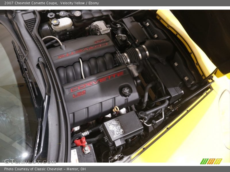 Velocity Yellow / Ebony 2007 Chevrolet Corvette Coupe