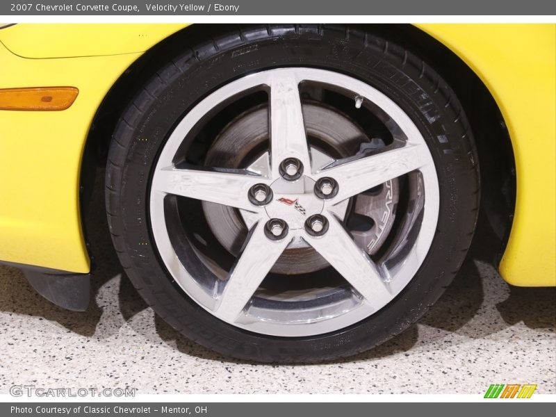 Velocity Yellow / Ebony 2007 Chevrolet Corvette Coupe