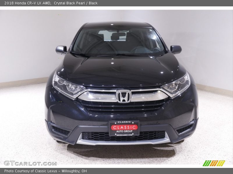 Crystal Black Pearl / Black 2018 Honda CR-V LX AWD