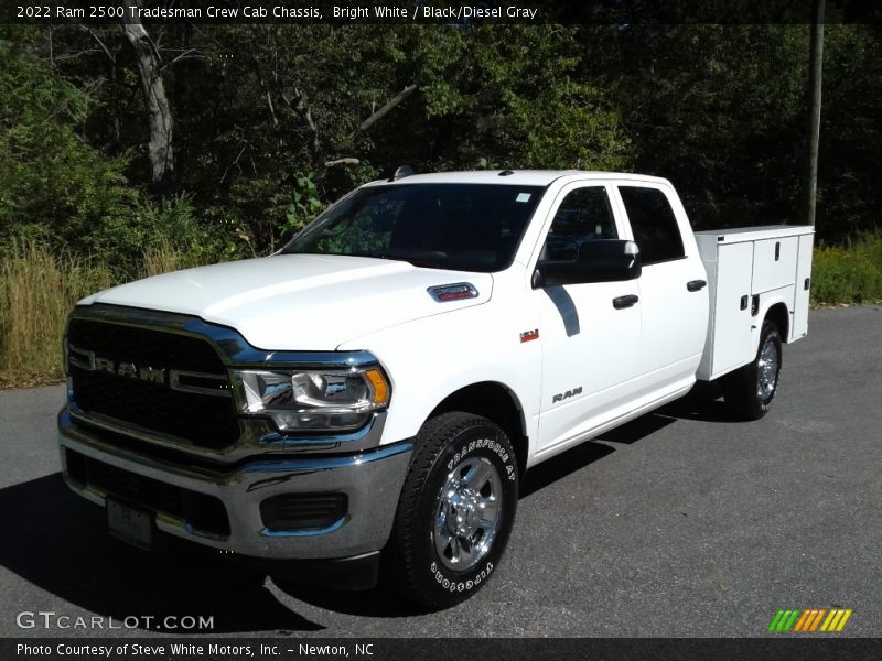Bright White / Black/Diesel Gray 2022 Ram 2500 Tradesman Crew Cab Chassis