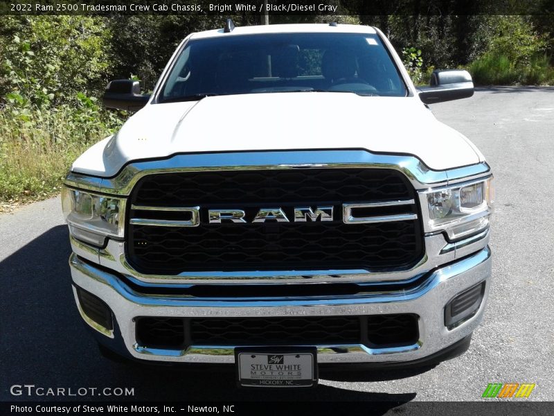 Bright White / Black/Diesel Gray 2022 Ram 2500 Tradesman Crew Cab Chassis