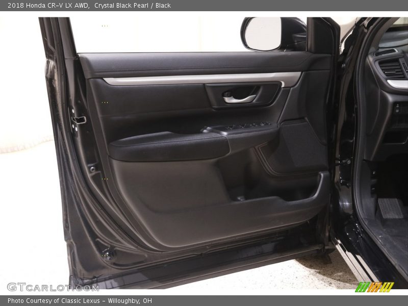 Crystal Black Pearl / Black 2018 Honda CR-V LX AWD