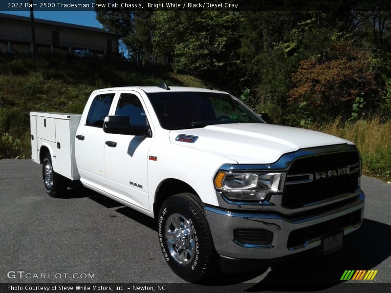 Bright White / Black/Diesel Gray 2022 Ram 2500 Tradesman Crew Cab Chassis