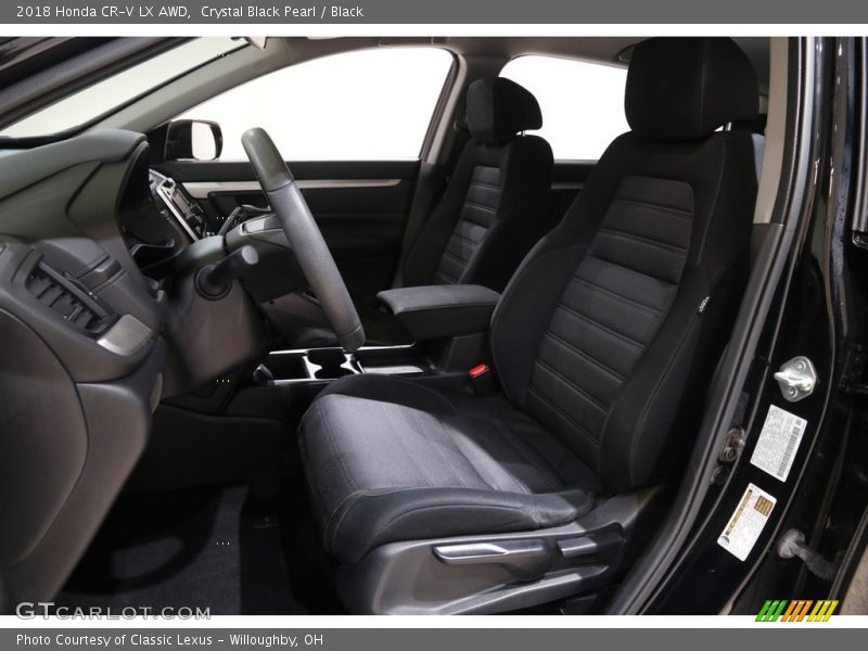 Crystal Black Pearl / Black 2018 Honda CR-V LX AWD