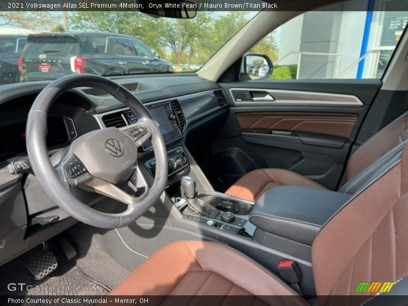  2021 Atlas SEL Premium 4Motion Mauro Brown/Titan Black Interior