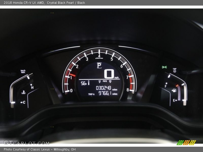 Crystal Black Pearl / Black 2018 Honda CR-V LX AWD