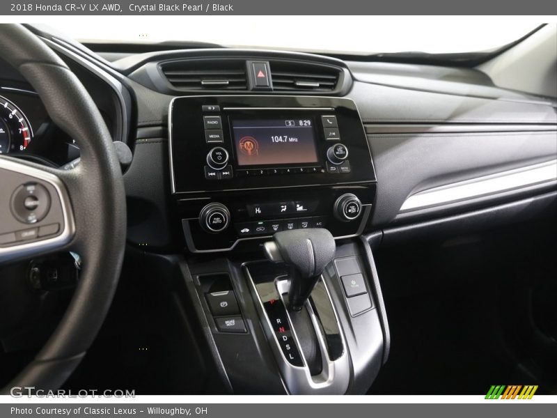 Crystal Black Pearl / Black 2018 Honda CR-V LX AWD