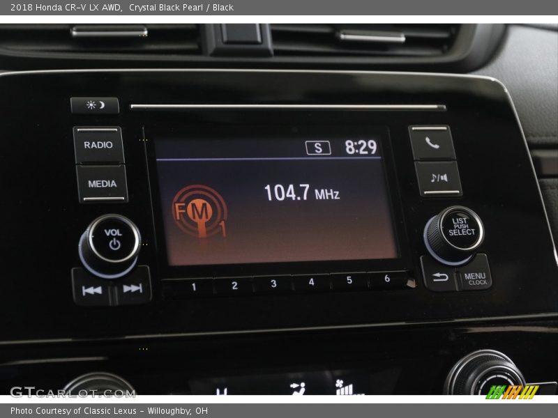 Crystal Black Pearl / Black 2018 Honda CR-V LX AWD