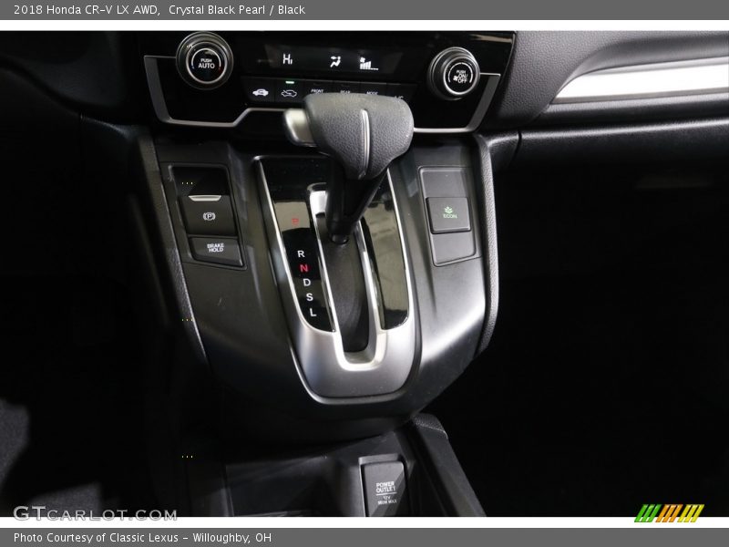 Crystal Black Pearl / Black 2018 Honda CR-V LX AWD