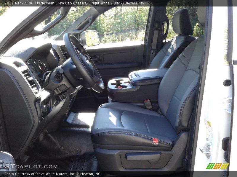 Bright White / Black/Diesel Gray 2022 Ram 2500 Tradesman Crew Cab Chassis