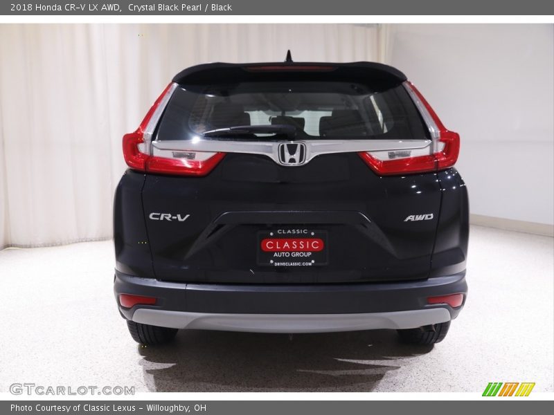 Crystal Black Pearl / Black 2018 Honda CR-V LX AWD