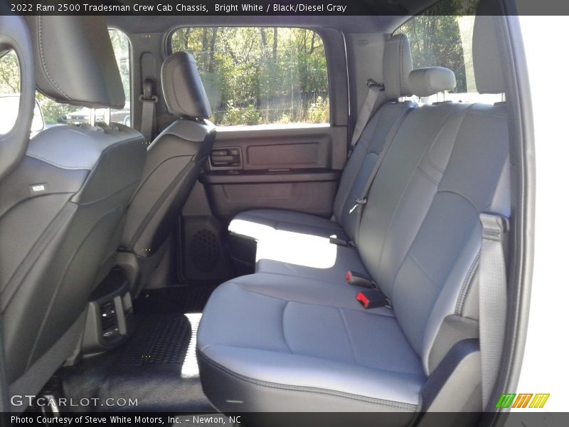 Bright White / Black/Diesel Gray 2022 Ram 2500 Tradesman Crew Cab Chassis