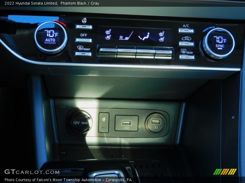 Phantom Black / Gray 2022 Hyundai Sonata Limited