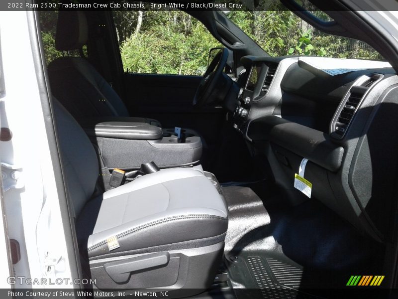 Bright White / Black/Diesel Gray 2022 Ram 2500 Tradesman Crew Cab Chassis