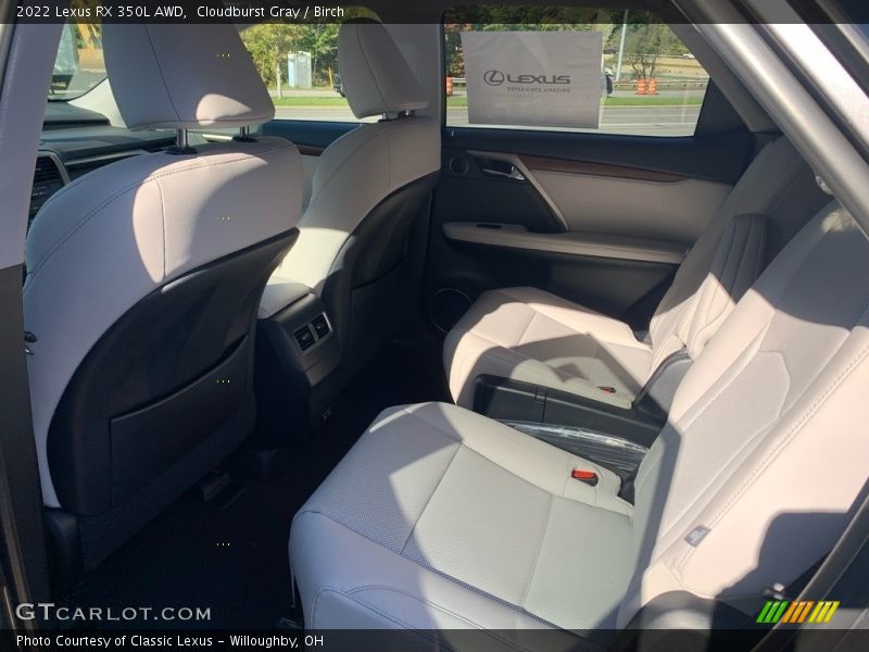 Rear Seat of 2022 RX 350L AWD