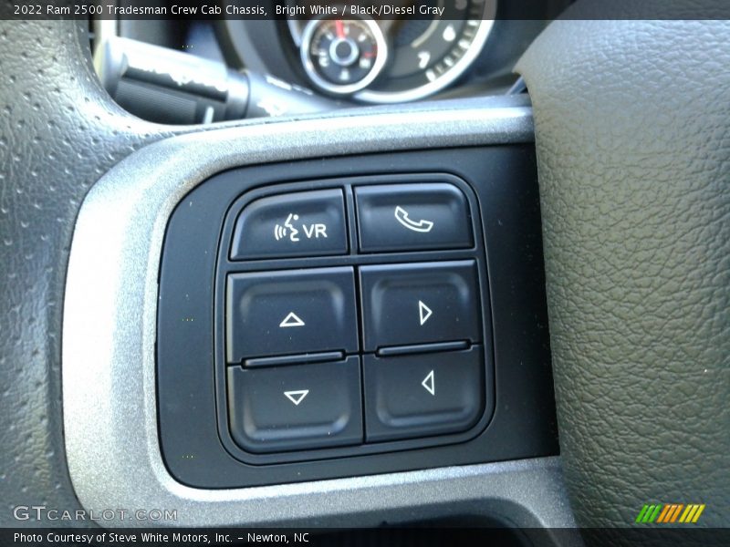 Bright White / Black/Diesel Gray 2022 Ram 2500 Tradesman Crew Cab Chassis