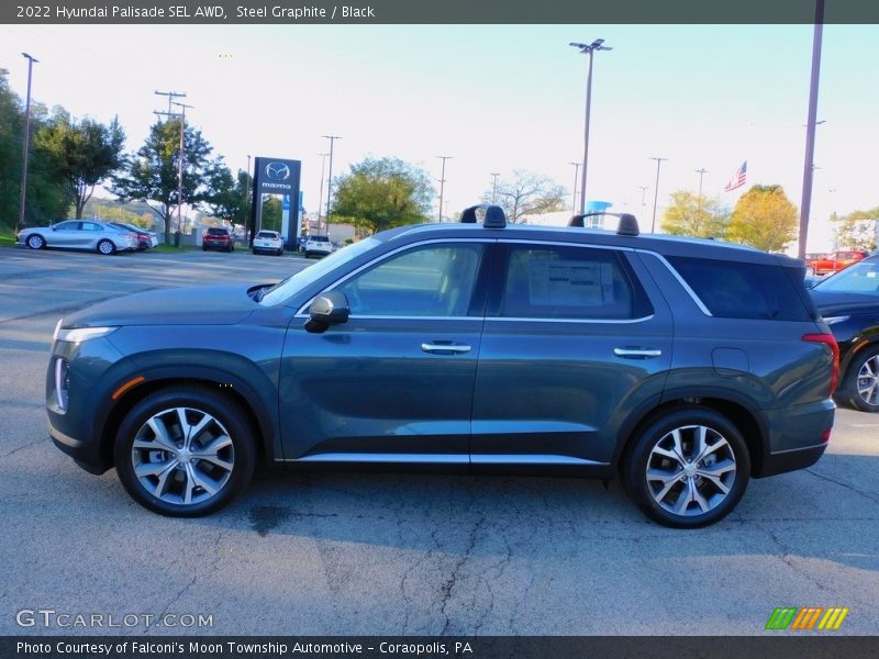 Steel Graphite / Black 2022 Hyundai Palisade SEL AWD