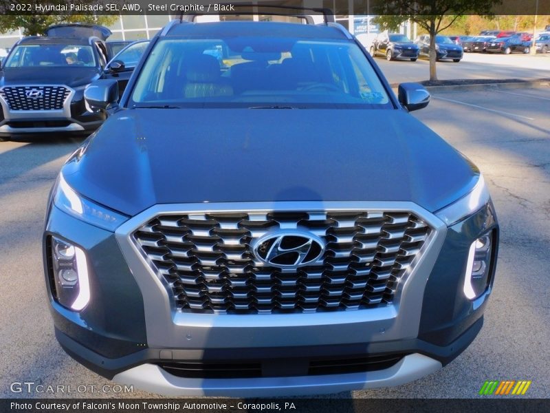 Steel Graphite / Black 2022 Hyundai Palisade SEL AWD